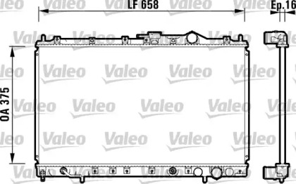 Теплообменник VALEO 734138