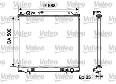 Теплообменник VALEO 734145