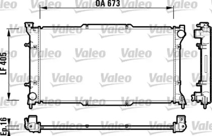 Теплообменник VALEO 734158