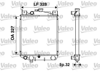 Теплообменник VALEO 734166