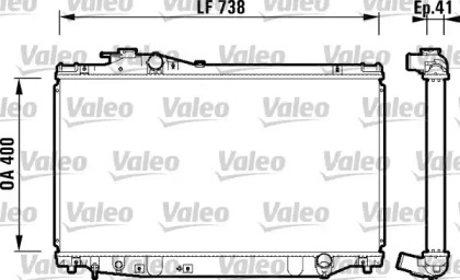 Теплообменник VALEO 734174