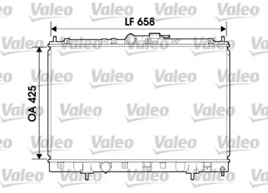 Теплообменник VALEO 734198