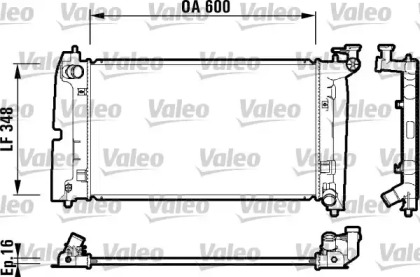 Теплообменник VALEO 734199