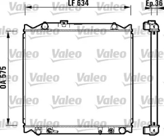 Теплообменник VALEO 734206