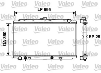 Теплообменник VALEO 734215