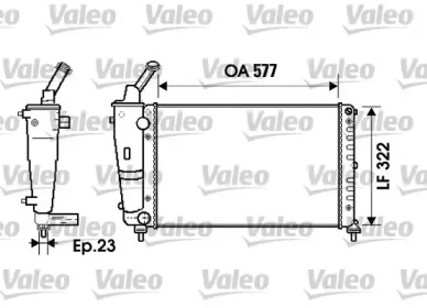 Теплообменник VALEO 734237