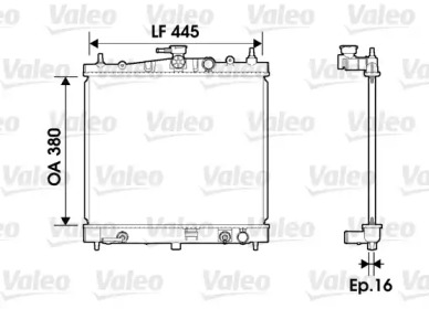 Теплообменник VALEO 734247