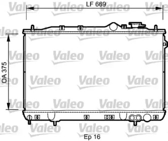 Теплообменник VALEO 734256