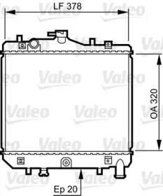 Теплообменник VALEO 734262