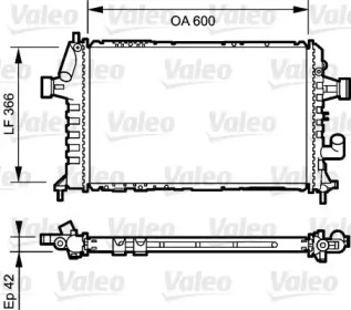 Теплообменник VALEO 734322