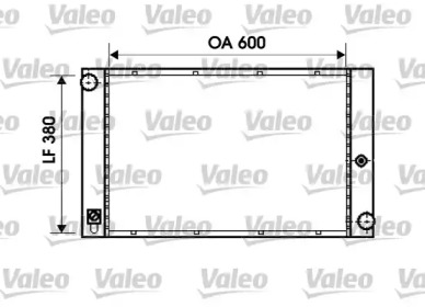 Теплообменник VALEO 734395