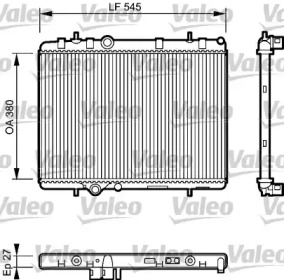 Теплообменник VALEO 734423