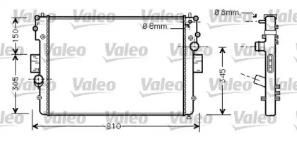 Теплообменник VALEO 734448