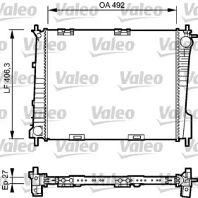 Теплообменник VALEO 734461