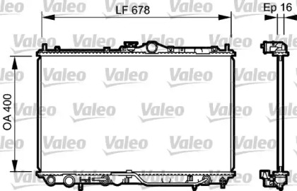 Теплообменник VALEO 734480