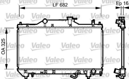 Теплообменник VALEO 734490