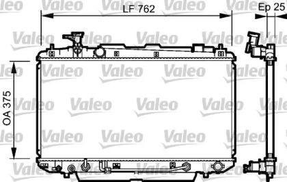 Теплообменник VALEO 734493