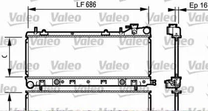 Теплообменник VALEO 734577