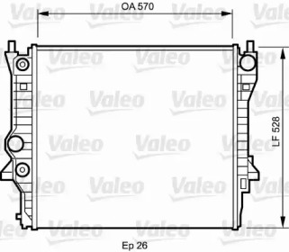 Теплообменник VALEO 734704