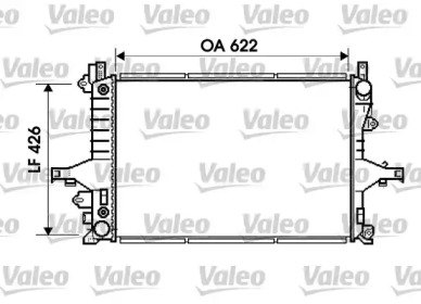 Теплообменник VALEO 734720