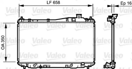 Теплообменник VALEO 734723