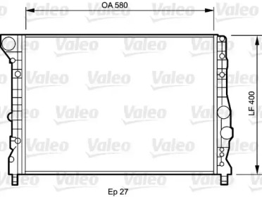 Теплообменник VALEO 734733