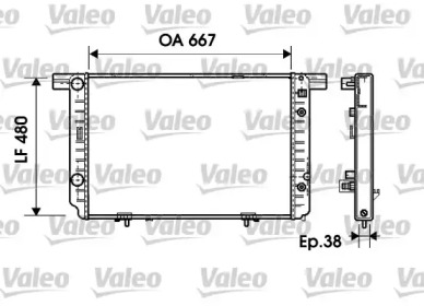 Теплообменник VALEO 734799