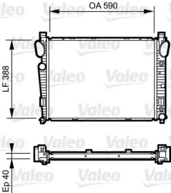 Теплообменник VALEO 734855