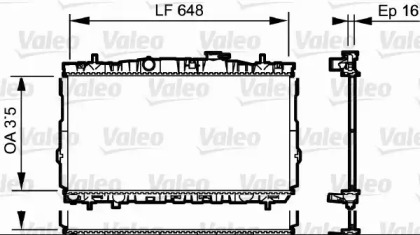 Теплообменник VALEO 734903