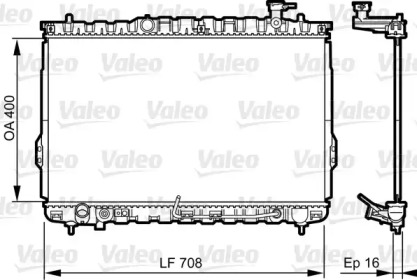 Теплообменник VALEO 734909