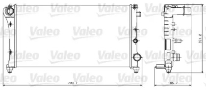 Теплообменник VALEO 734924