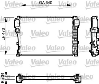 Теплообменник VALEO 734940