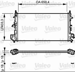 Теплообменник VALEO 734982