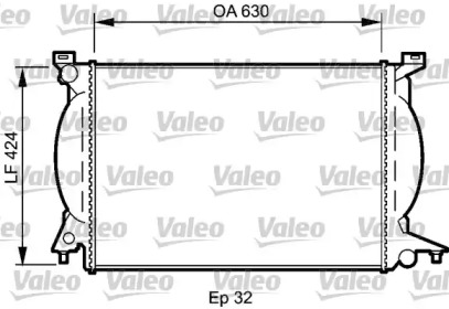 Теплообменник VALEO 735024