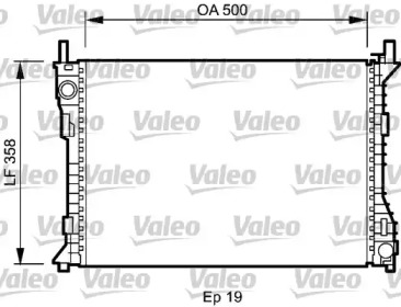 Теплообменник VALEO 735045