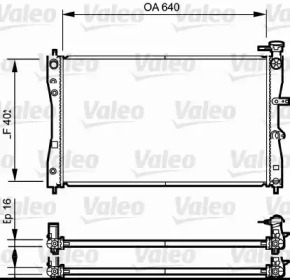 Теплообменник VALEO 735055