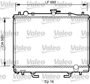 Теплообменник VALEO 735059