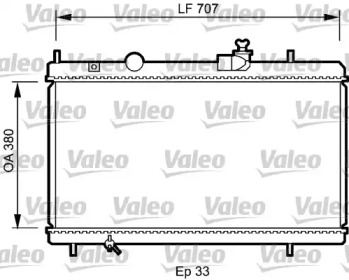 Теплообменник VALEO 735068