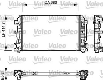 Теплообменник VALEO 735084