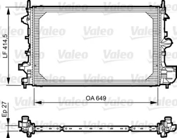 Теплообменник VALEO 735085