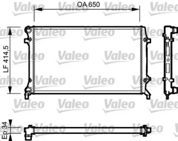 Теплообменник VALEO 735121