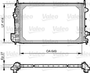 Теплообменник VALEO 735130