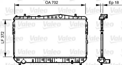 Теплообменник VALEO 735159