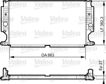 Теплообменник VALEO 735188