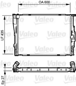 Теплообменник VALEO 735194