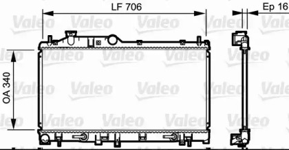 Теплообменник VALEO 735212