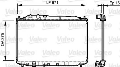 Теплообменник VALEO 735238