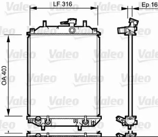 Теплообменник VALEO 735257