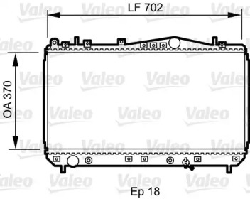 Теплообменник VALEO 735266