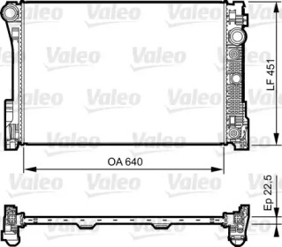 Теплообменник VALEO 735285